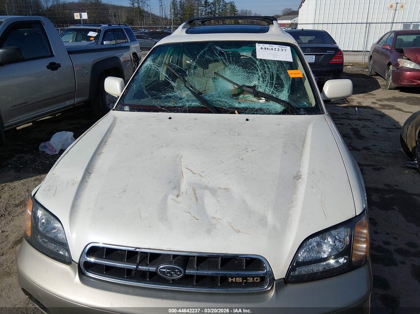 2002 Subaru Outback H6-3.0 Vdc VIN: 4S3BH896227611052 Lot: 44642237