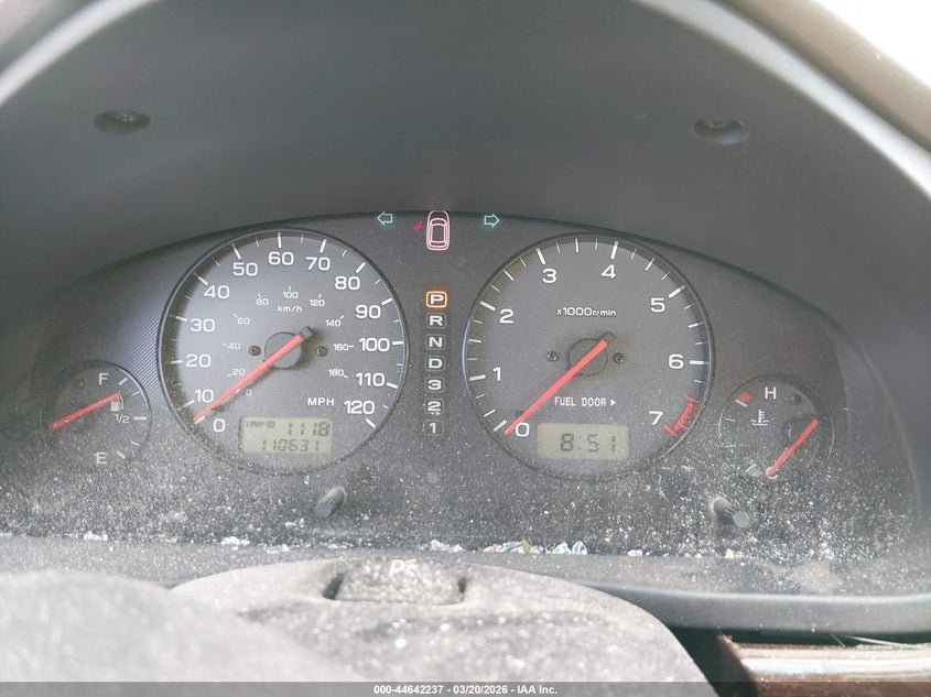 2002 Subaru Outback H6-3.0 Vdc VIN: 4S3BH896227611052 Lot: 44642237