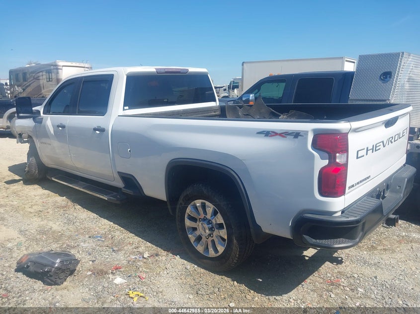 2020 Chevrolet Silverado 2500Hd 4Wd Long Bed Wt white Lot 111044642985 Vin 1GC4YLE72LF166541