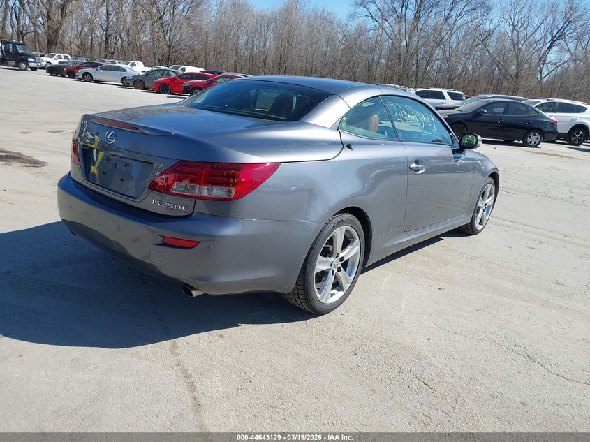 JTHFF2C28C2526644 2012 Lexus Is 2.5 Is 250C grey