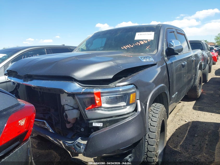 Vin: 1c6rrejt1kn601580, lot: 45140277, ram 1500 laramie  4x2 5'7 box 20192