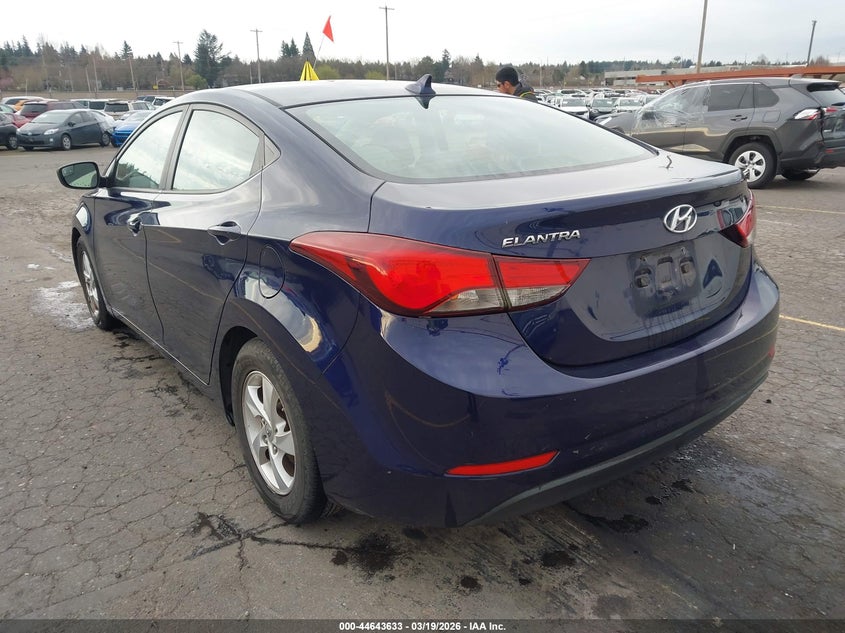 2014 Hyundai Elantra Se