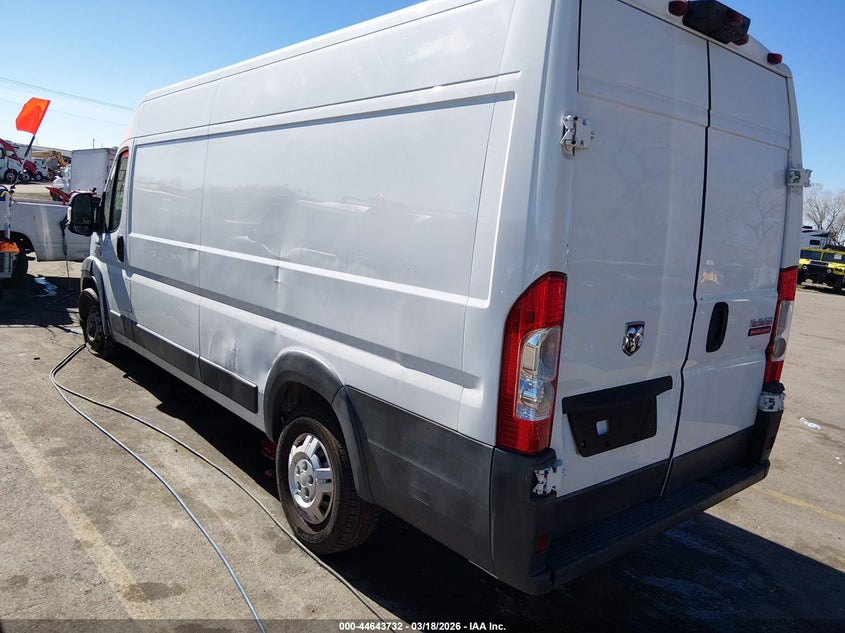 2018 Ram Promaster 3500 Cargo Van High Roof 159 Wb Ext