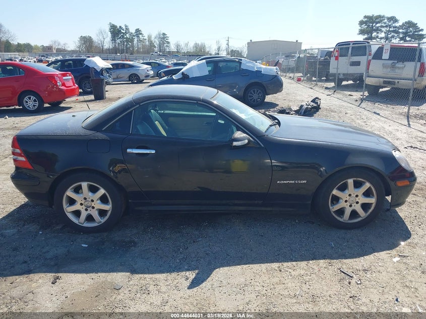 2001 Mercedes-Benz Slk 230 Kompressor VIN: WDBKK49F31F201616 Lot: 44644031