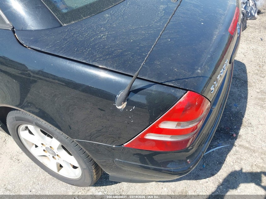 2001 Mercedes-Benz Slk 230 Kompressor VIN: WDBKK49F31F201616 Lot: 44644031