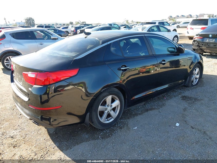 Vin: 5xxgm4a70eg329003, lot: 45141077, kia optima lx 20144