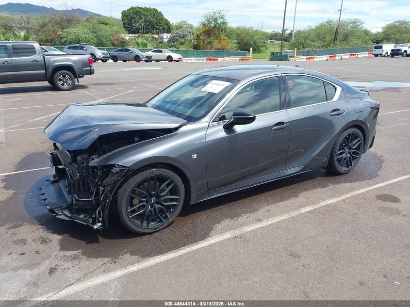 Vin: jthgz1b26m5041717, lot: 45141331, lexus is 350 f sport 20212