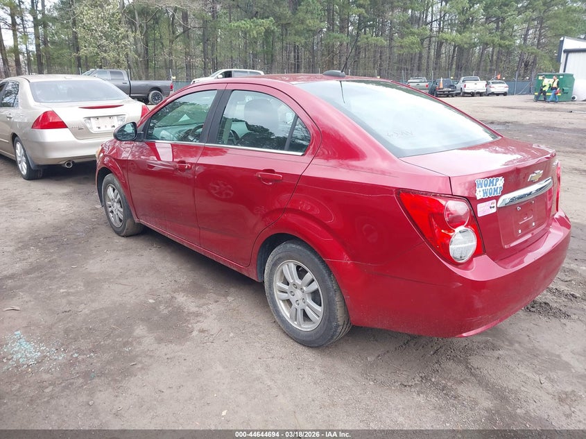 2015 Chevrolet Sonic Lt Auto