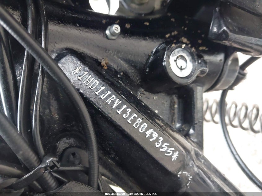 2014 Harley-Davidson Fls Softail Slim VIN: 1HD1JRV13EB049355 Lot: 44644909