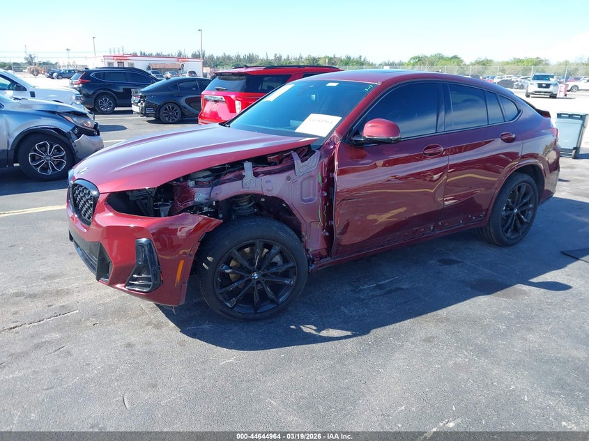 Vin: 5ux33dt07s9y68453, lot: 45141981, bmw x4 xdrive30i 20252