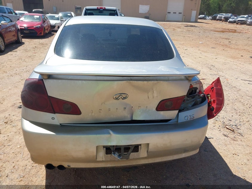 2005 Infiniti G35 VIN: JNKCV51E45M214154 Lot: 44645147