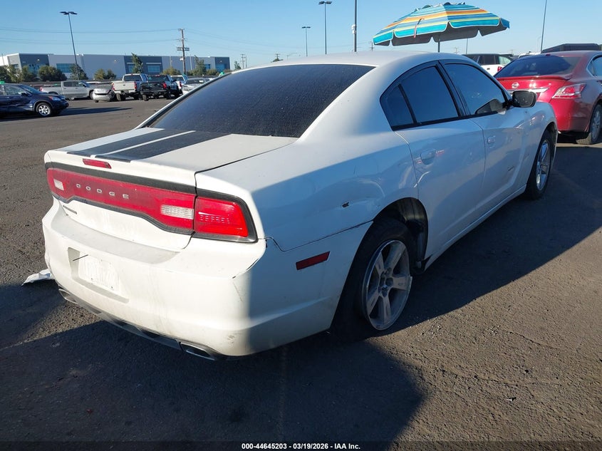 Vin: 2c3cdxbg7eh277966, lot: 45142220, dodge charger se 20144