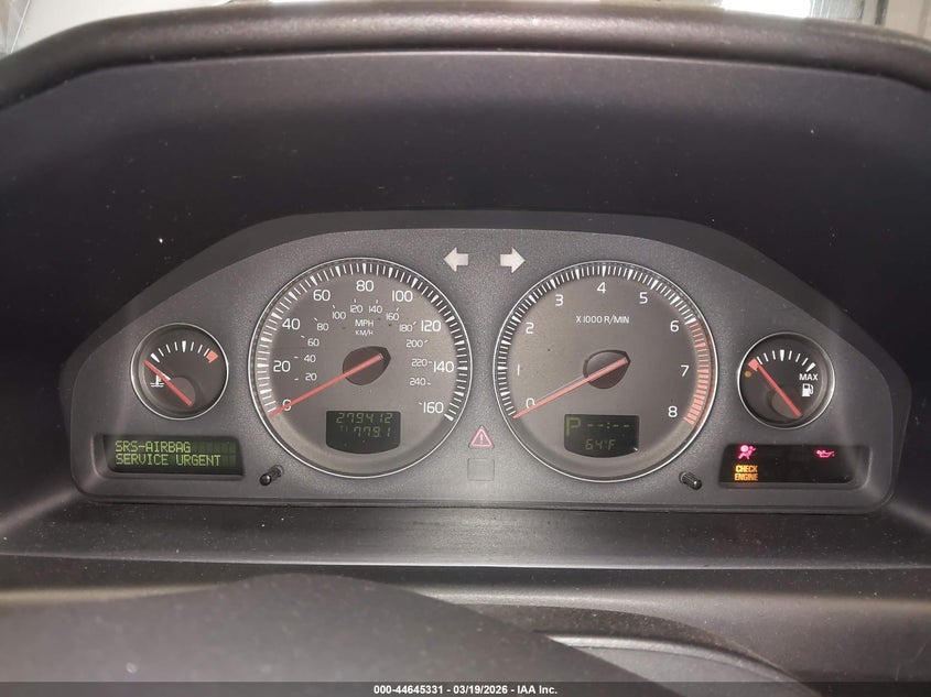 2004 Volvo S60 2.4 VIN: YV1RS61T842419165 Lot: 44645331