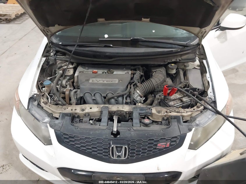 2012 Honda Civic 2.4 Si white Lot 111044645412 Vin 2HGFG4A50CH707611