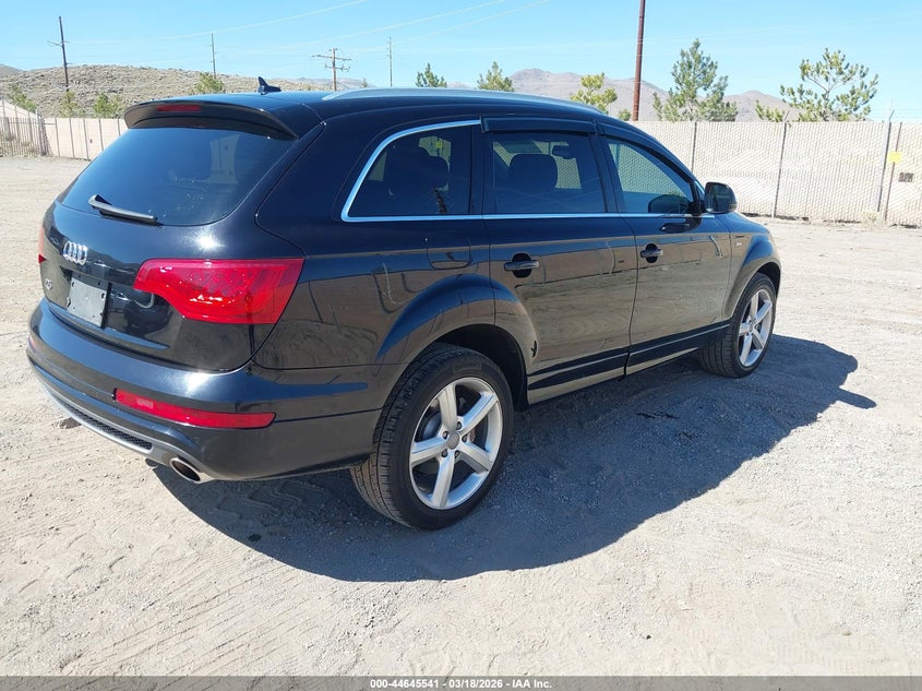 2012 Audi Q7 3.0T S Line Prestige