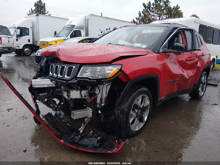 Vin: 3c4njdcb5jt116869, lot: 45142679, jeep compass limited 4x4 20182