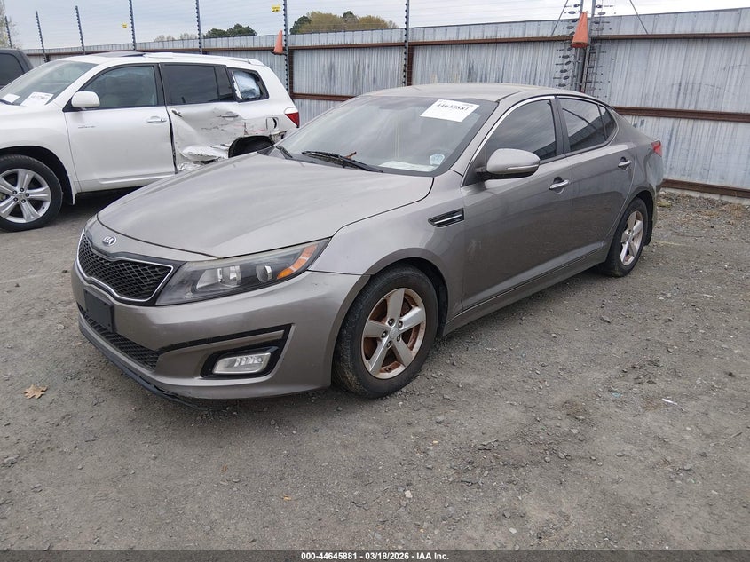 Vin: 5xxgm4a71fg497671, lot: 45142898, kia optima lx 20152