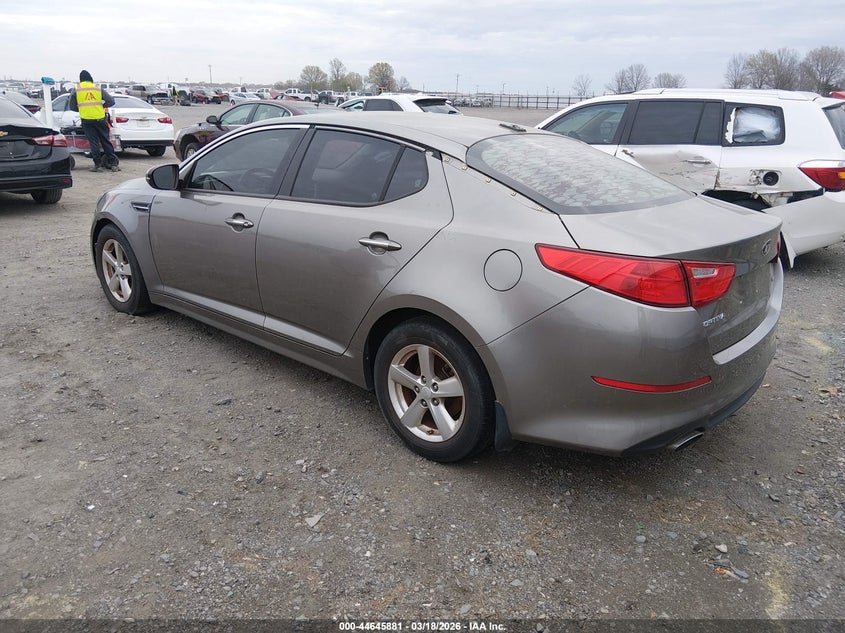 Vin: 5xxgm4a71fg497671, lot: 45142898, kia optima lx 20153