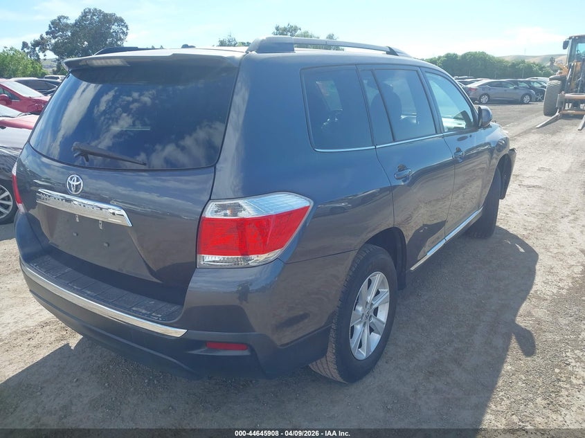 Vin: 5tdza3eh6cs019562, lot: 45142925, toyota highlander se 20124