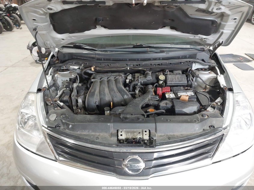 2012 Nissan Versa 1.8 1.8 S silver Lot 111044646058 Vin 3N1BC1CP6CK251023