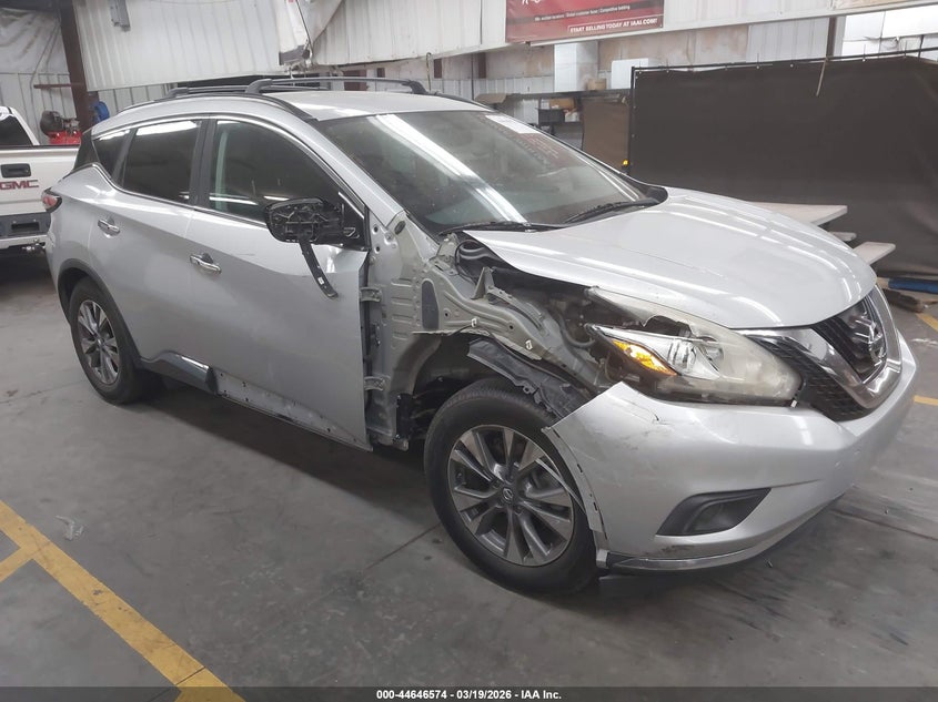 5N1AZ2MG5JN149985 2018 Nissan Murano Sv auction photo 1