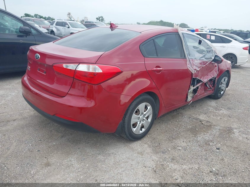 Vin: knafk4a68g5461276, lot: 45143700, kia forte lx 20164