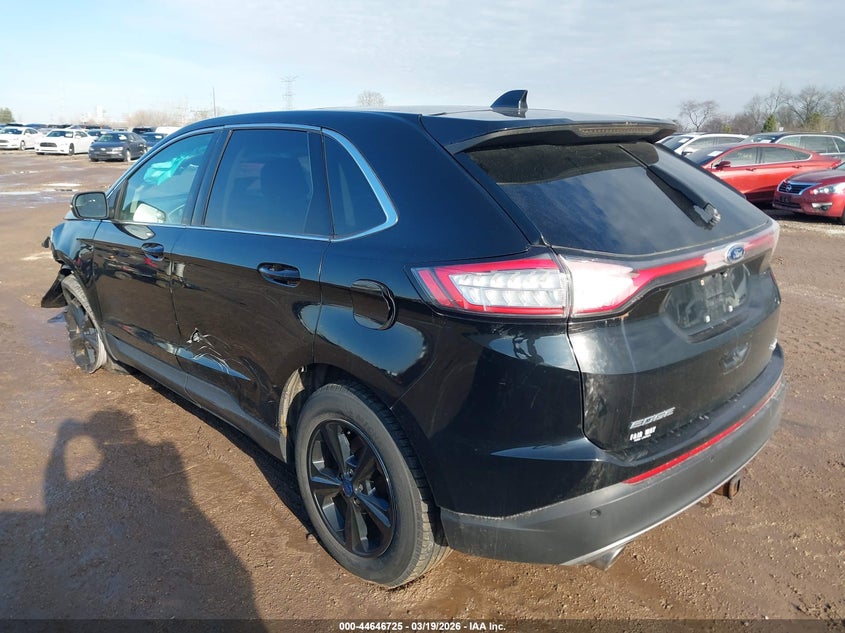 Vin: 2fmpk4j81hbb00201, lot: 45143742, ford edge sel 20173