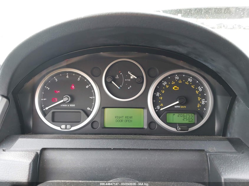 2008 Land Rover Lr3 V8 Se VIN: SALAE25498A442867 Lot: 44647147
