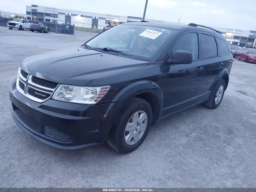 Vin: 3c4pdcab0ct167910, lot: 45144174, dodge journey se/avp 20122