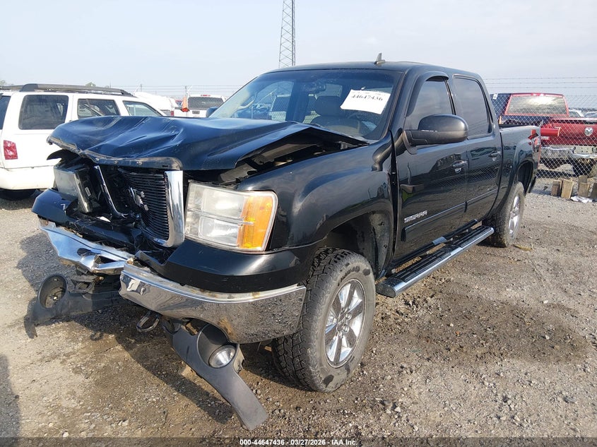 2012 Gmc SIERRA 5.3 1500 Slt black Lot 111044647436 Vin 3GTP2WE72CG224078