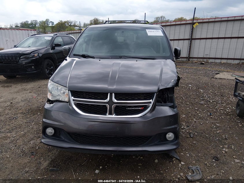 2017 Dodge Caravan 3.6 Grand Sxt black Lot 111044647541 Vin 2C4RDGCG1HR862514