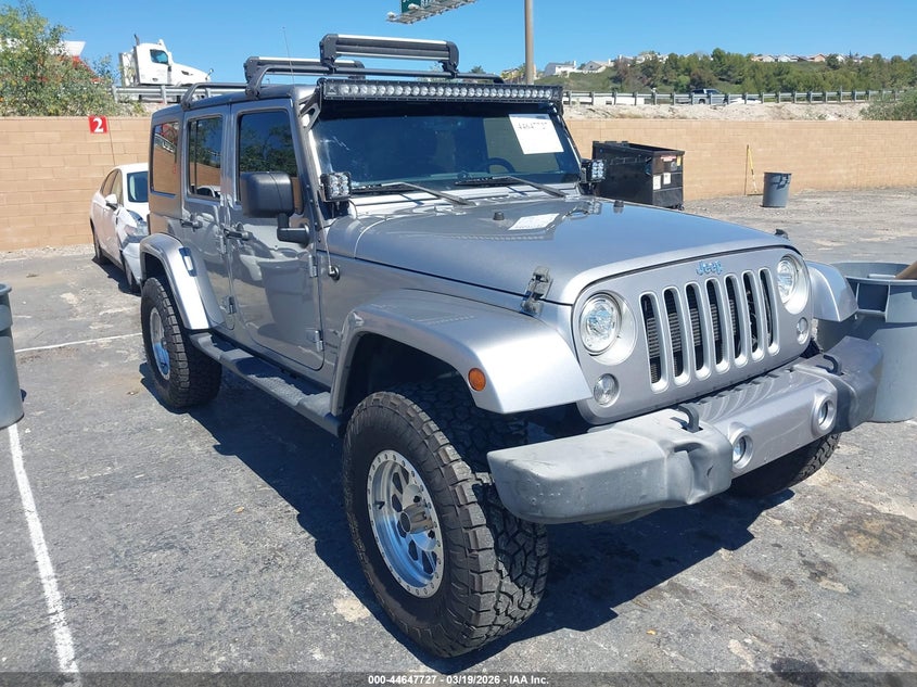 2018 Jeep Wrangler Jk Unlimited Sahara 4X4