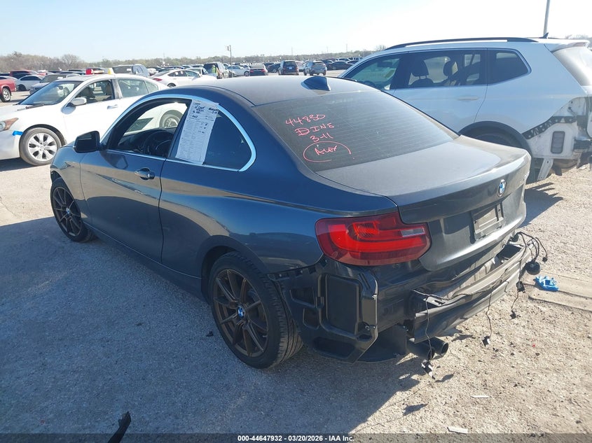 Vin: wba1f9c52gv742053, lot: 45144949, bmw 228i 20163