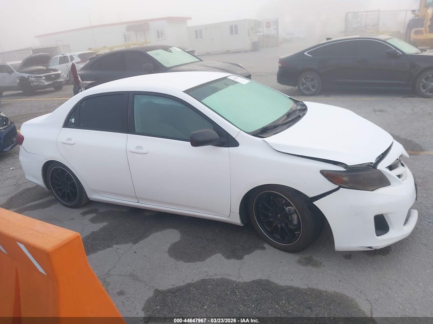 2012 Toyota Corolla 1.8 Le white Lot 111044647967 Vin 5YFBU4EE8CP050938