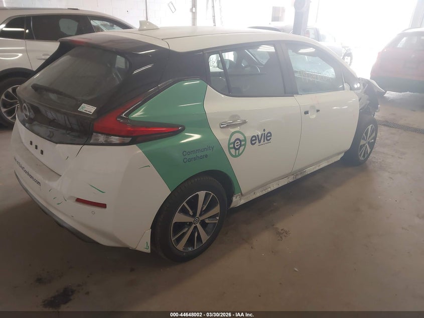Vin: 1n4az1bv7pc559584, lot: 45145019, nissan leaf s 40 kwh 20234