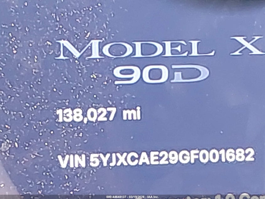 2016 TESLA MODEL X · Фото 7