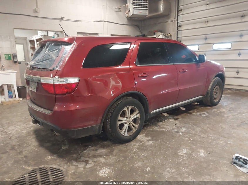 Vin: 1c4rdjag7dc658853, lot: 45145410, dodge durango sxt 20134