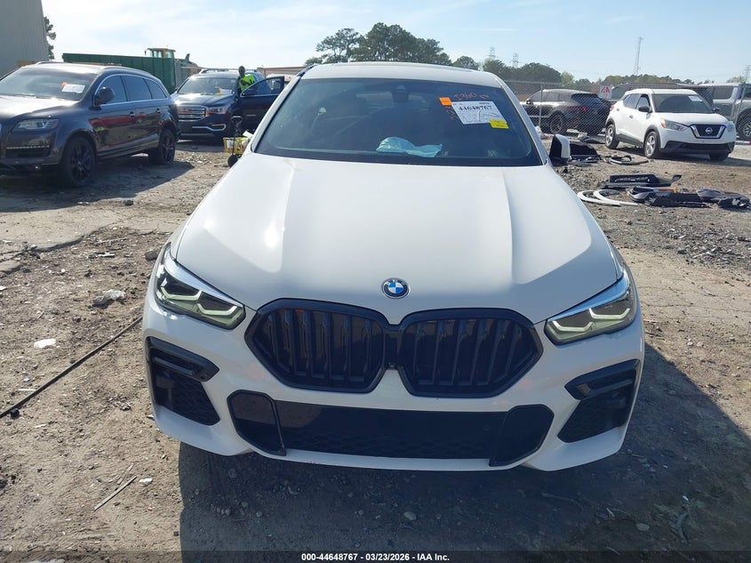 2022 BMW X6 xDrive40I VIN: 5UXCY6C00N9J52432 Lot: 44648767