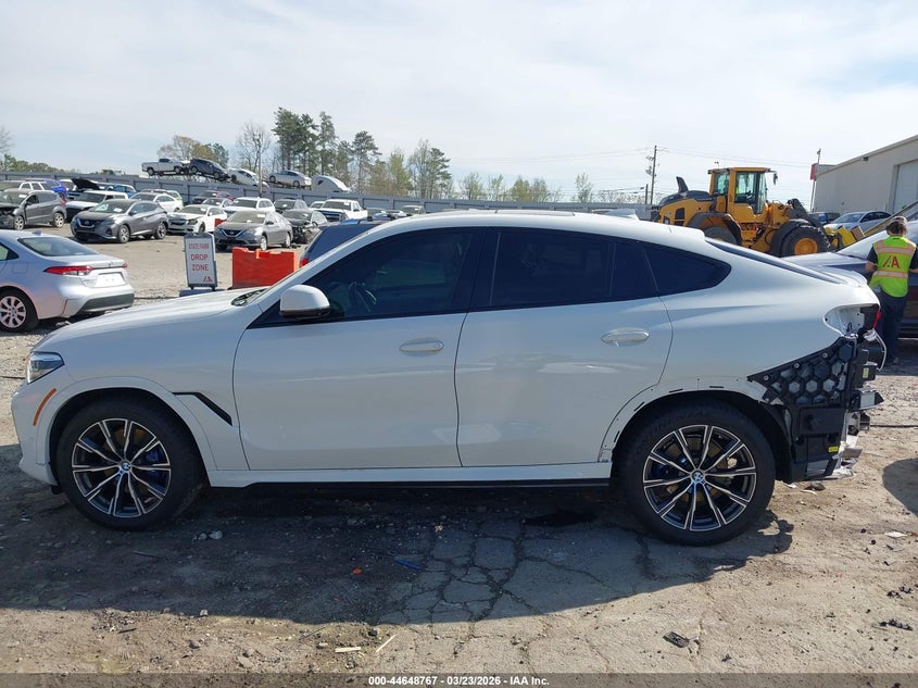 2022 BMW X6 xDrive40I VIN: 5UXCY6C00N9J52432 Lot: 44648767