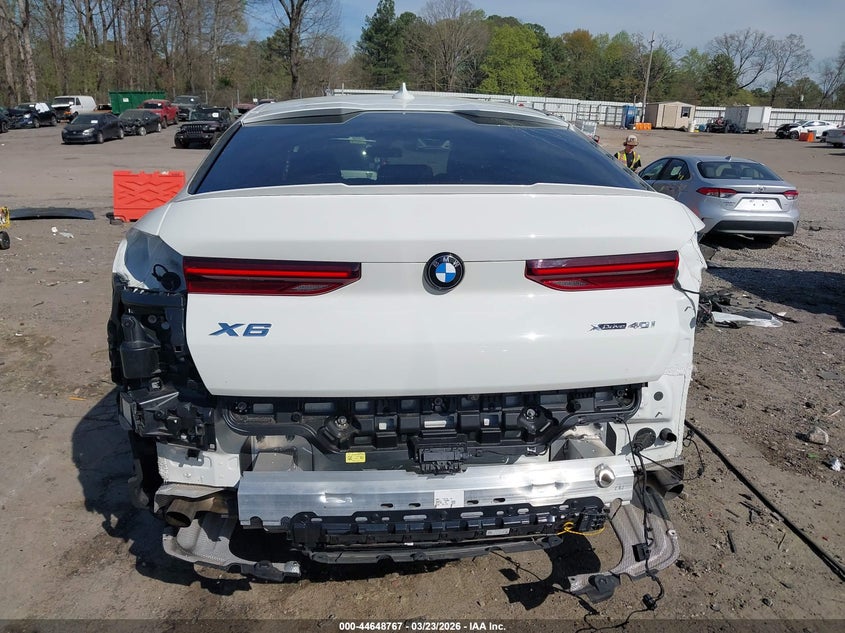 2022 BMW X6 xDrive40I VIN: 5UXCY6C00N9J52432 Lot: 44648767