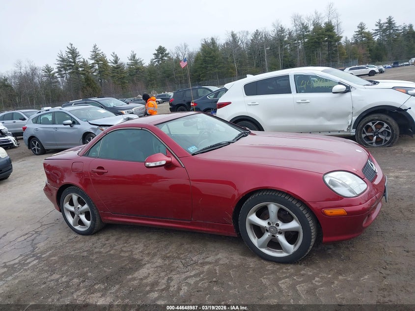 2001 Mercedes-Benz Slk 320 VIN: WDBKK65F11F201809 Lot: 44648987