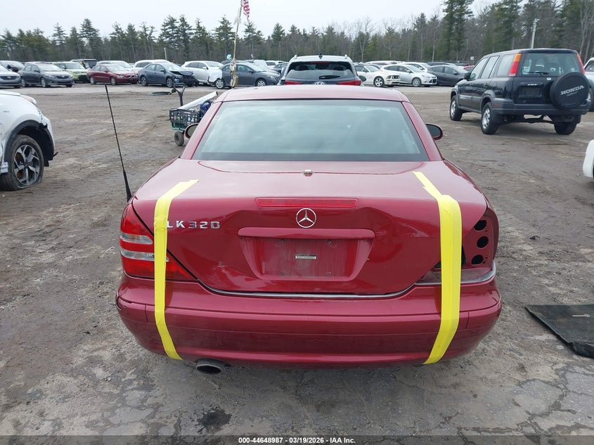 2001 Mercedes-Benz Slk 320 VIN: WDBKK65F11F201809 Lot: 44648987