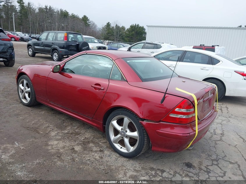 2001 Mercedes-Benz Slk 320 VIN: WDBKK65F11F201809 Lot: 44648987