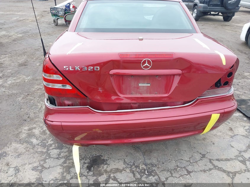 2001 Mercedes-Benz Slk 320 VIN: WDBKK65F11F201809 Lot: 44648987