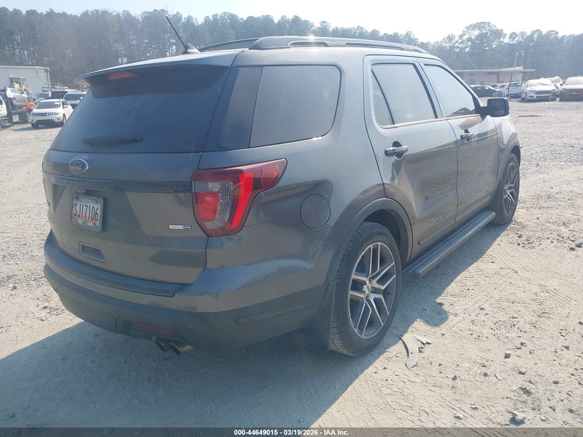 Vin: 1fm5k8gt7jgb06397, lot: 45146054, ford explorer sport 20184