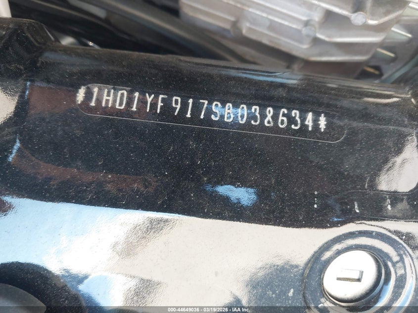 2025 Harley-Davidson Flfb VIN: 1HD1YF917SB038634 Lot: 44649036