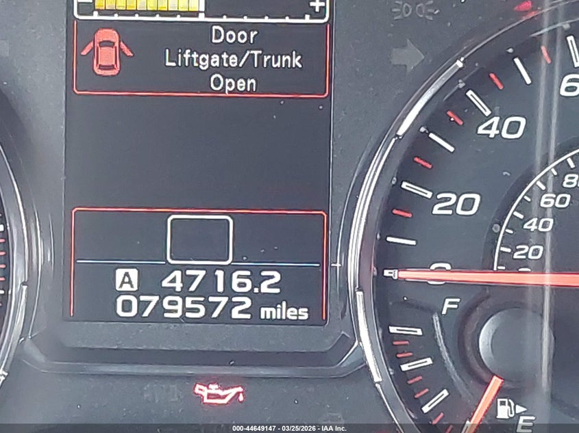 2020 Subaru Wrx VIN: JF1VA1A66L9832413 Lot: 44649147