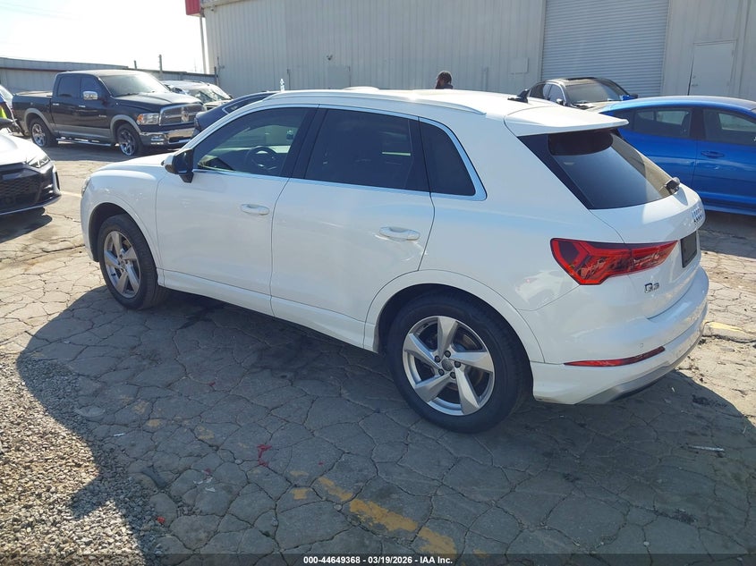 Vin: wa1aecf36k1072675, lot: 45146408, audi q3 2.0t premium 20193