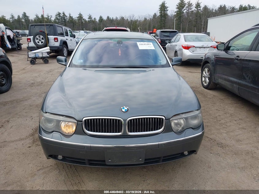 2003 BMW 745Li VIN: WBAGN63473DS44532 Lot: 44649483
