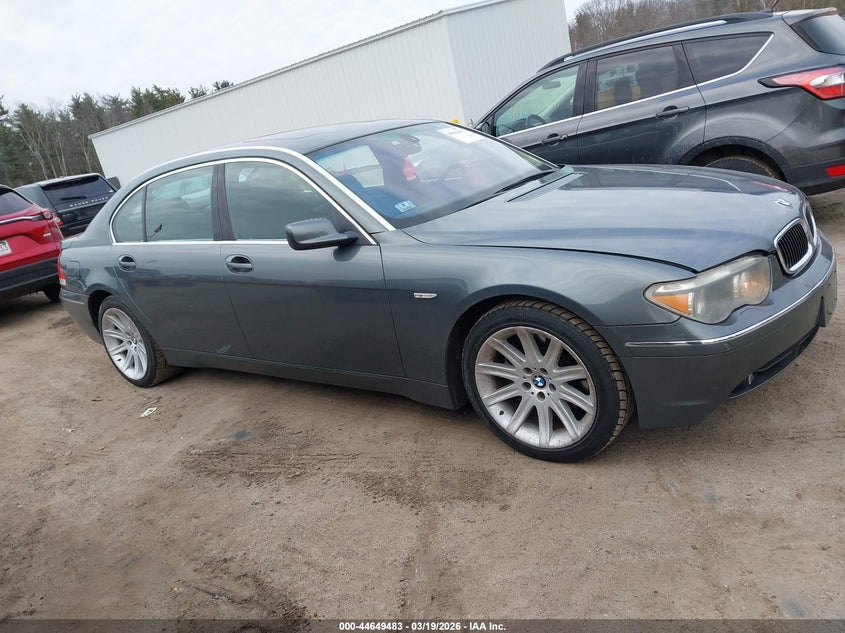 2003 BMW 745Li VIN: WBAGN63473DS44532 Lot: 44649483